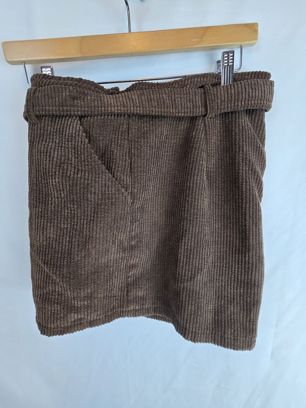 Altar'd State Brown Corduroy High Waist Shorts